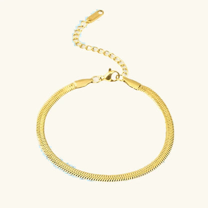 Marceau – Bracelet Chaîne Herringbone