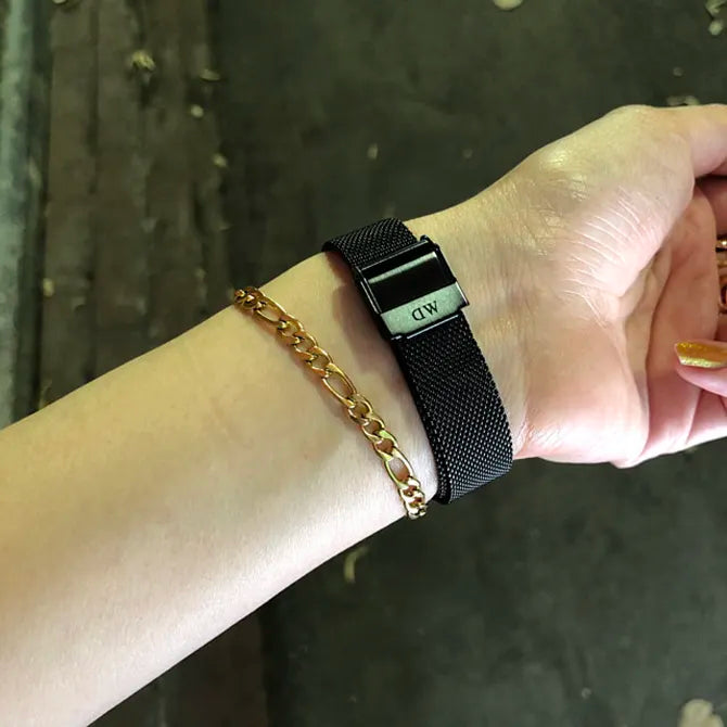 Elisa – Bracelet Chaîne Plaqué Acier Inoxydable
