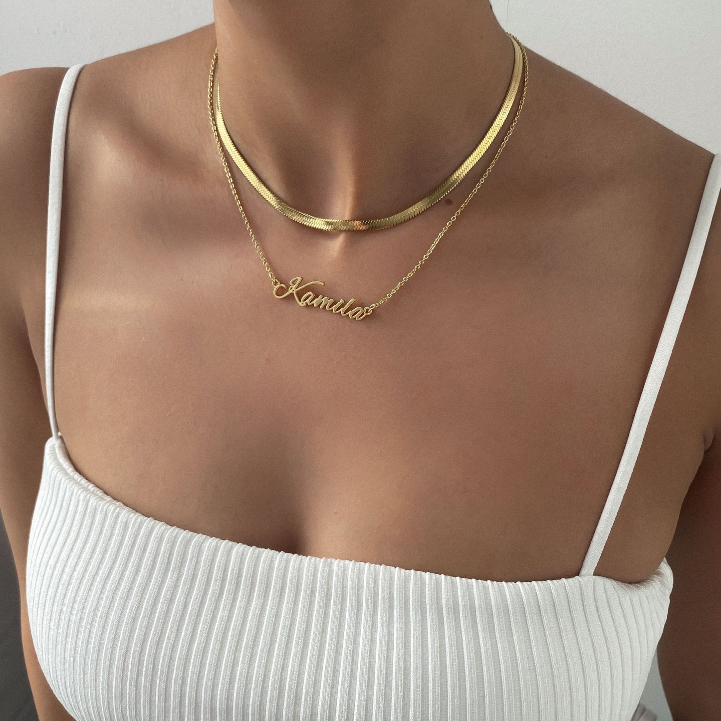 Juliette – Collier Chevron Élégant