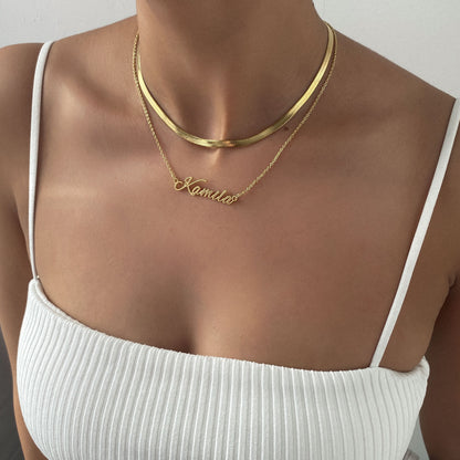Juliette – Collier Chevron Élégant