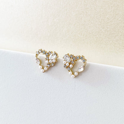 Ciara – Boucles d'oreilles perles et cristaux