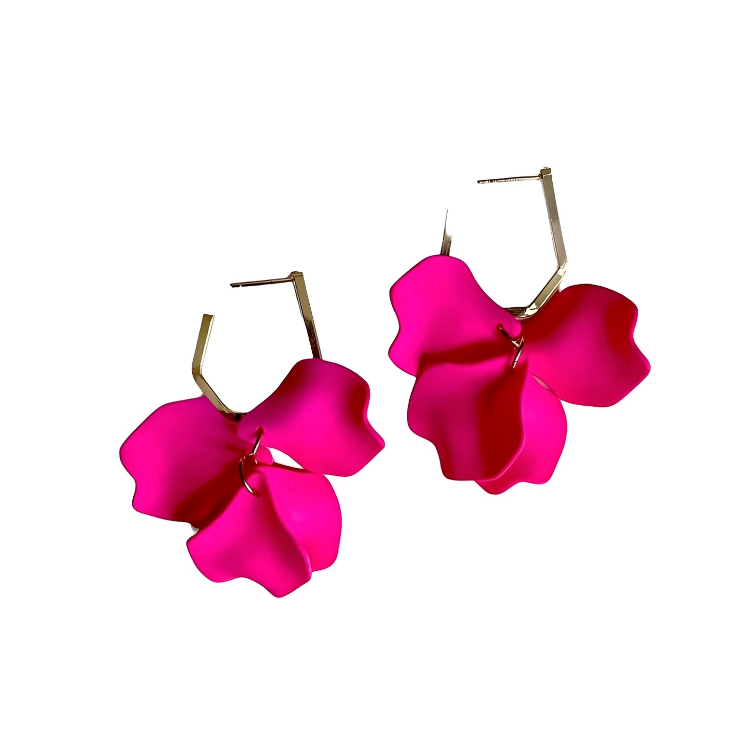Rosalie – Boucles d'oreilles pétales de rose