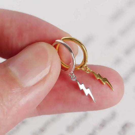 Boucles d'oreilles Lightning Hoop - Boucles d'oreilles Lightning Bolt