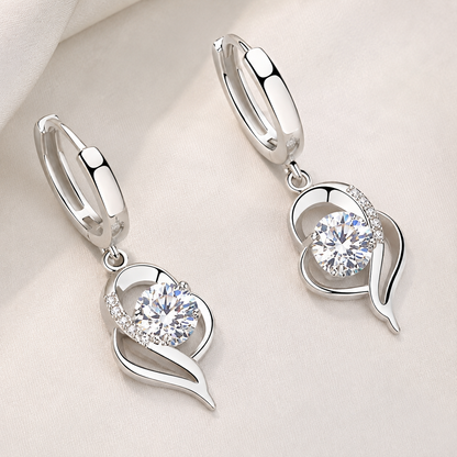 Noelle – Boucles d'Oreilles Florales en et Cubic Zirconia