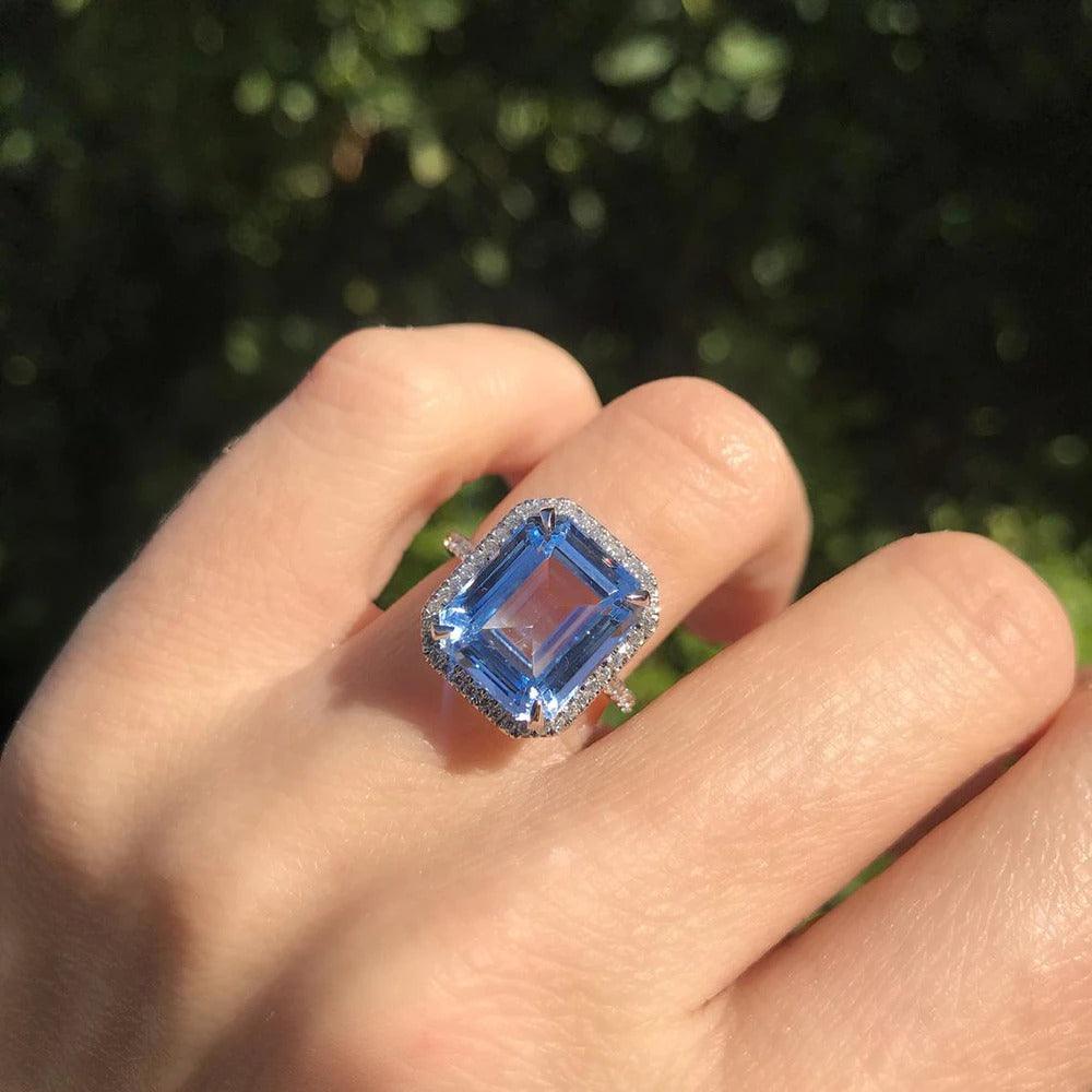 Mirella – Bague Carrée Zirconium Chic