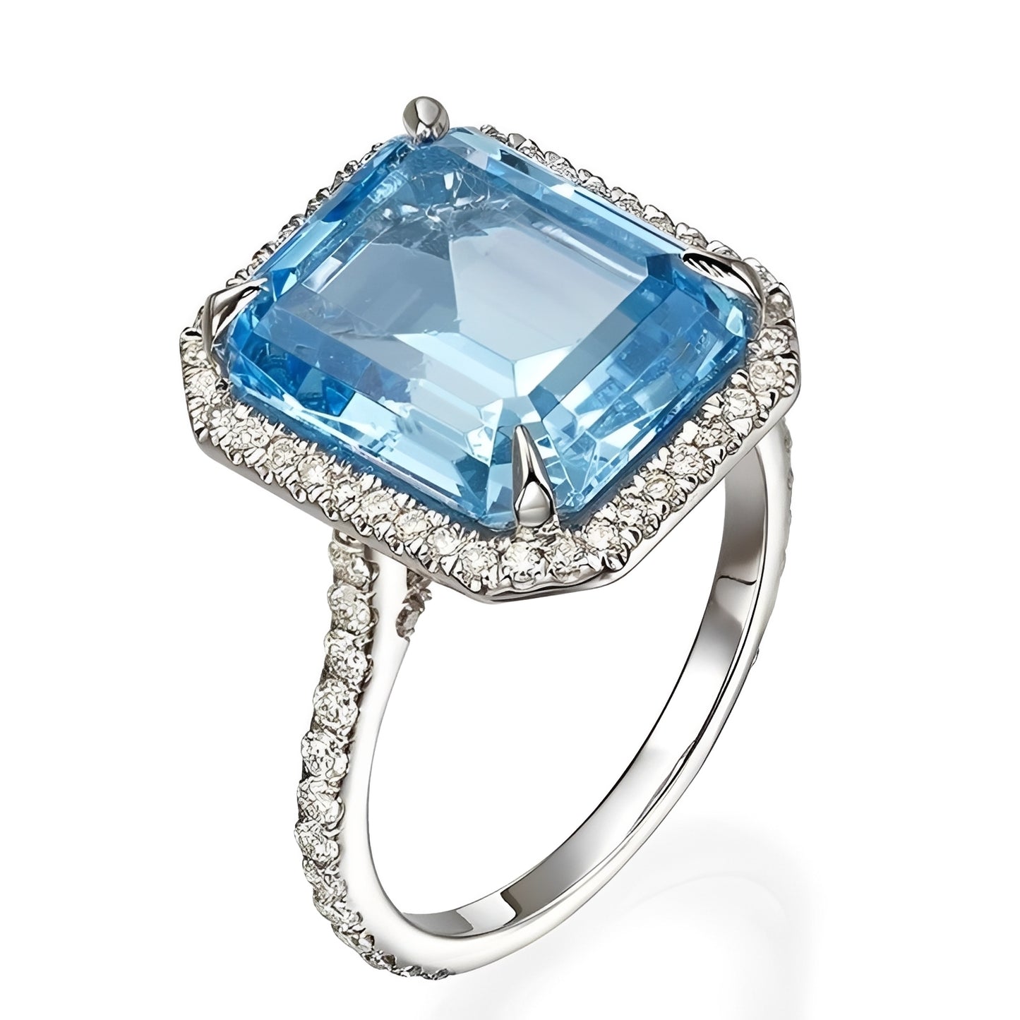 Mirella – Bague Carrée Zirconium Chic
