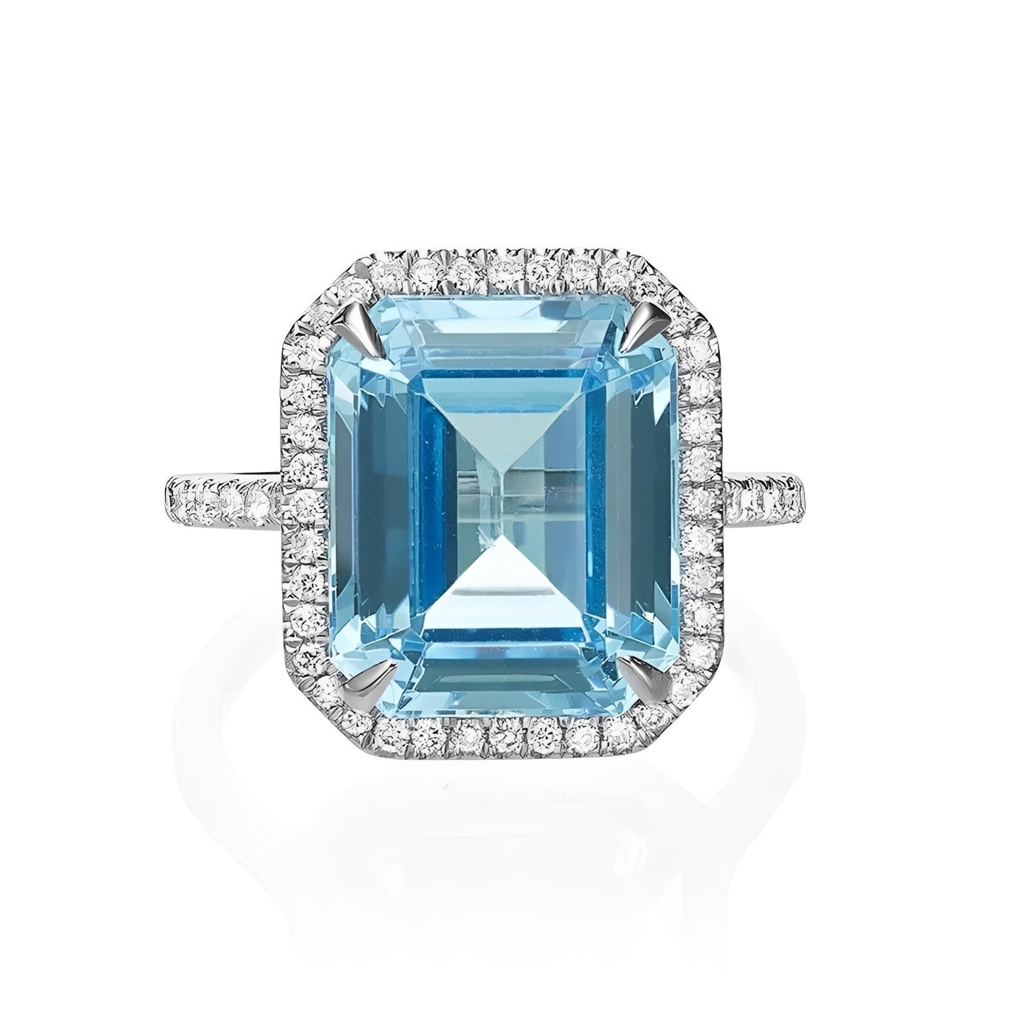 Mirella – Bague Carrée Zirconium Chic