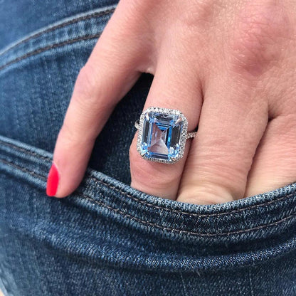 Mirella – Bague Carrée Zirconium Chic