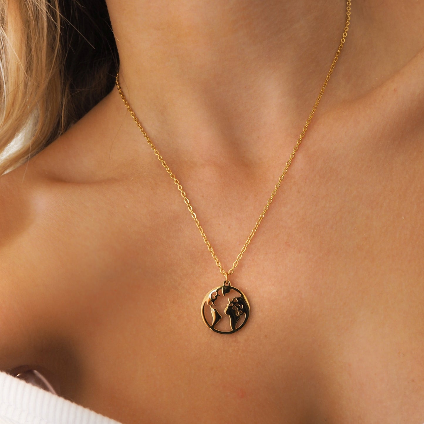 Yumi - Collier Éléganza Carte du Monde