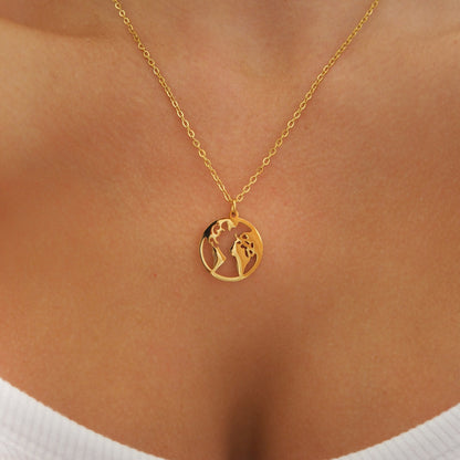 Yumi - Collier Éléganza Carte du Monde