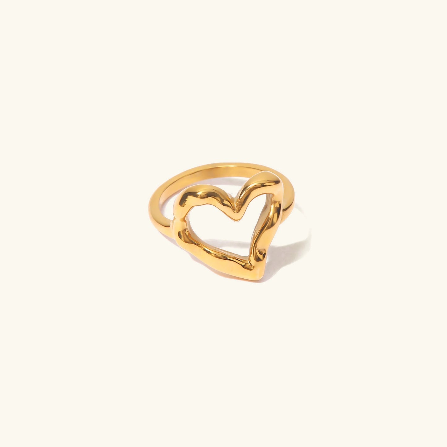 Verity – Bague Cœur Élégante