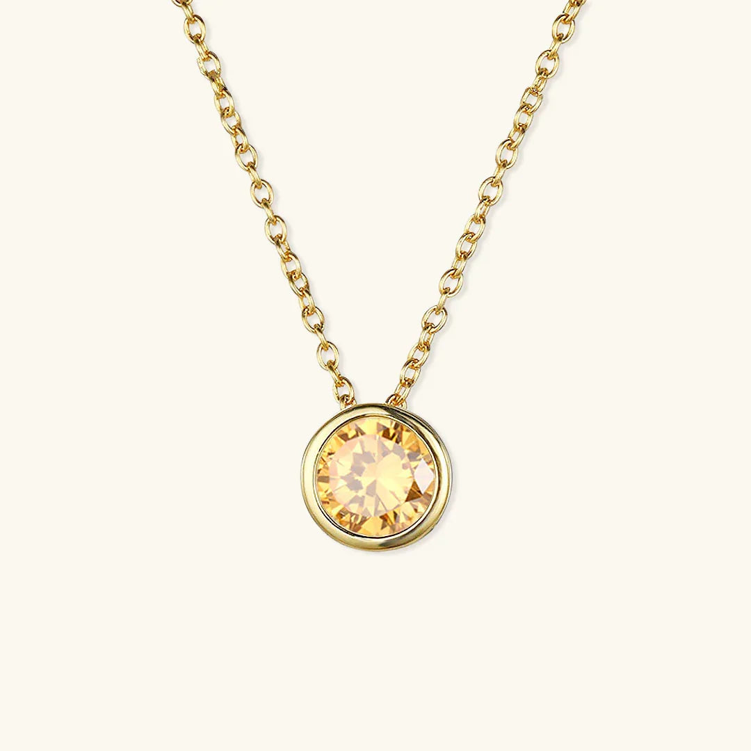 Daniella – Collier Or avec Pierre Symbolique