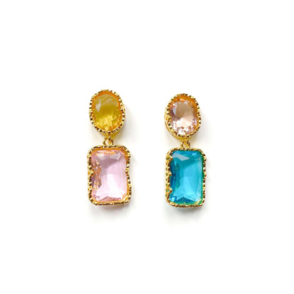 Mona – Boucles d'oreilles baroques vintage AB