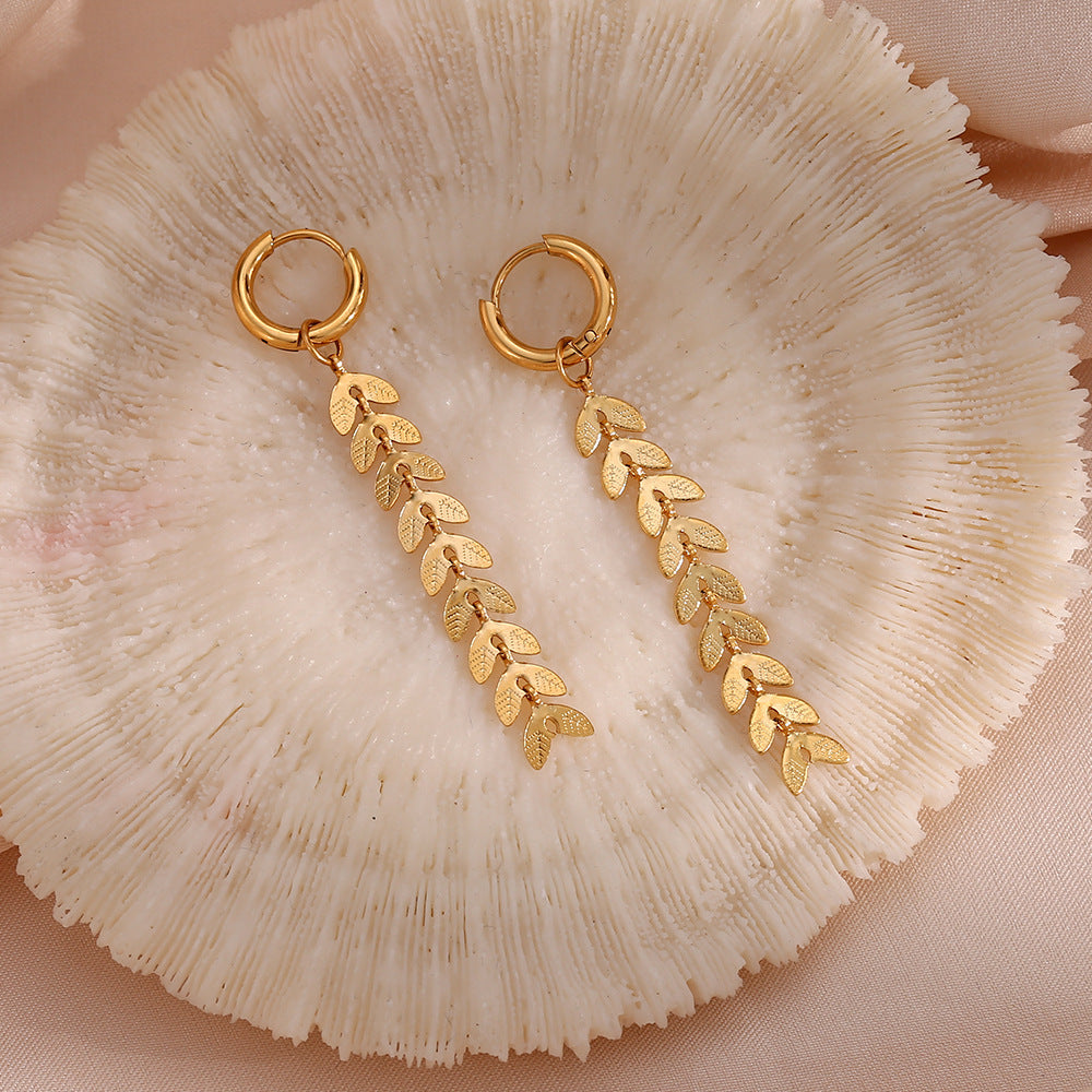 Liana – Boucles d’Oreilles Pendantes Élégantes