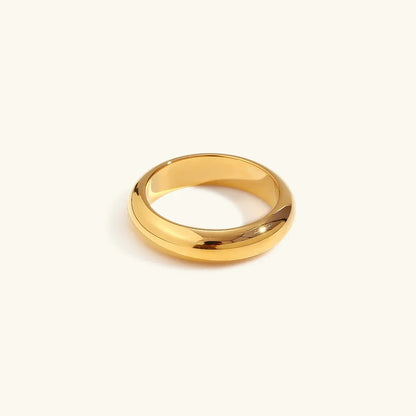 Yorina – Bague Dorée Moderne