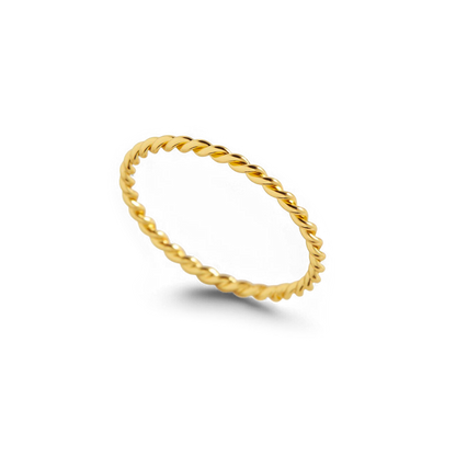 Manon – Bague Empilable Tressée
