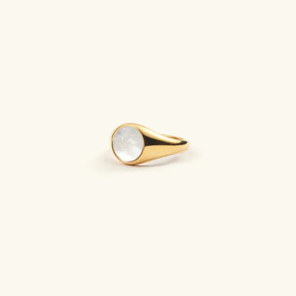 Daphne – Bague en Or avec Nacre