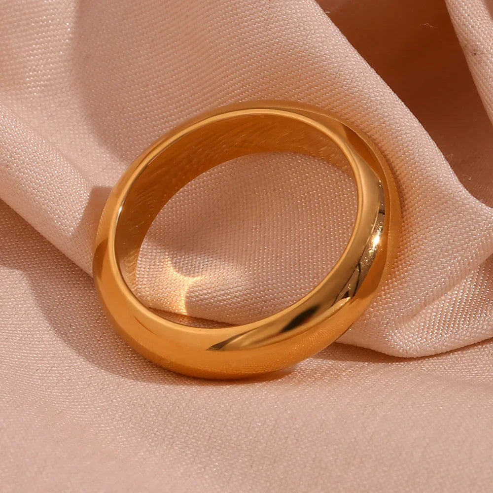 Yorina – Bague Dorée Moderne