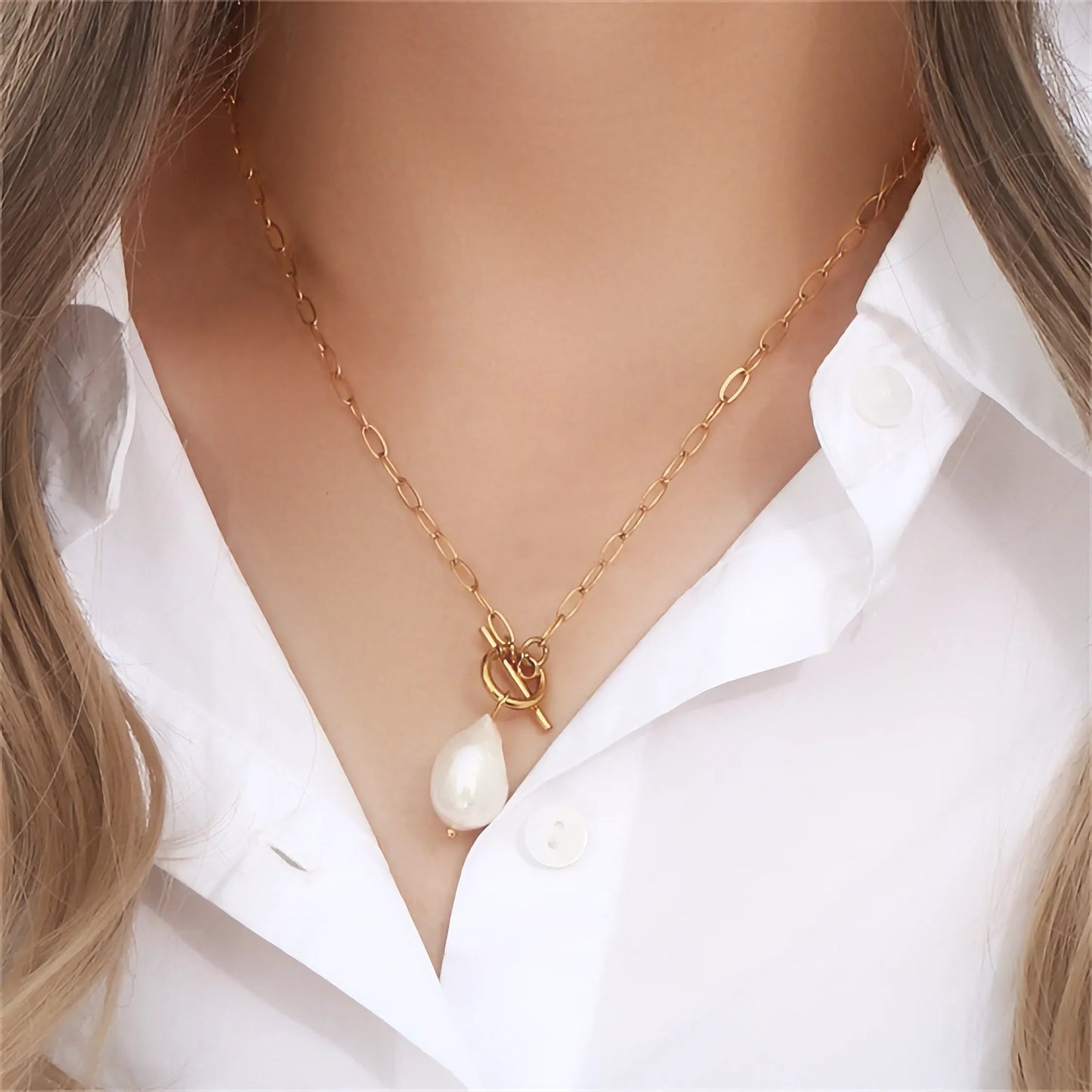 Misora – Collier Perle d’Eau Douce Raffiné