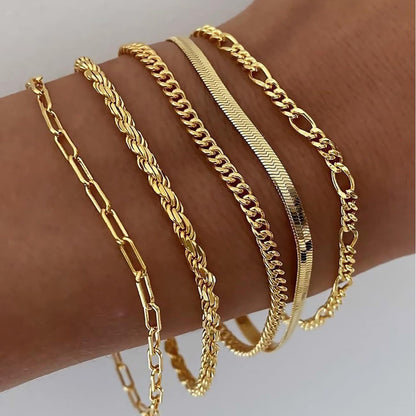 Elara – Set de Bracelets Style Minimaliste pour Femme