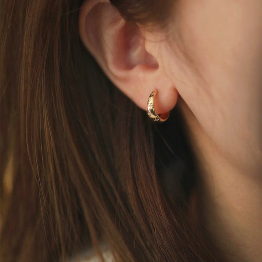Nori – Boucles d’Oreilles Luxueuses Or et Argent