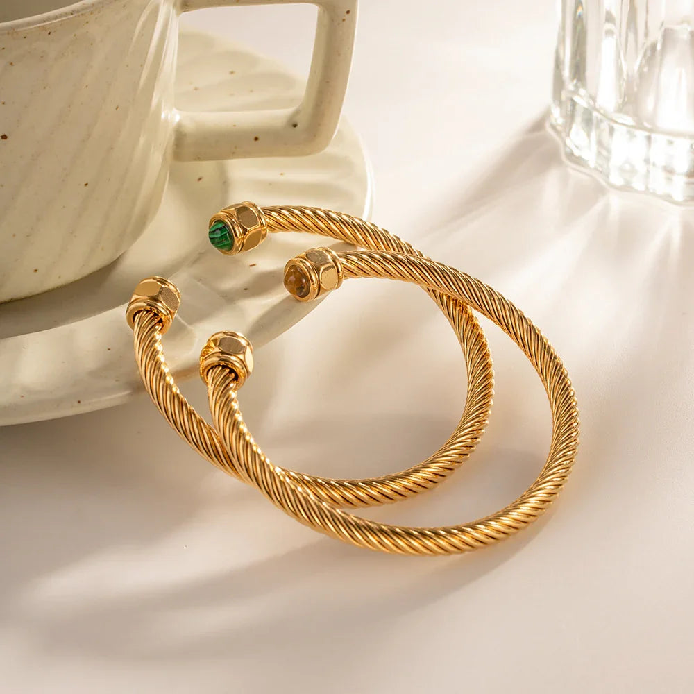 Hinari – Bracelet Chaîne Dorée