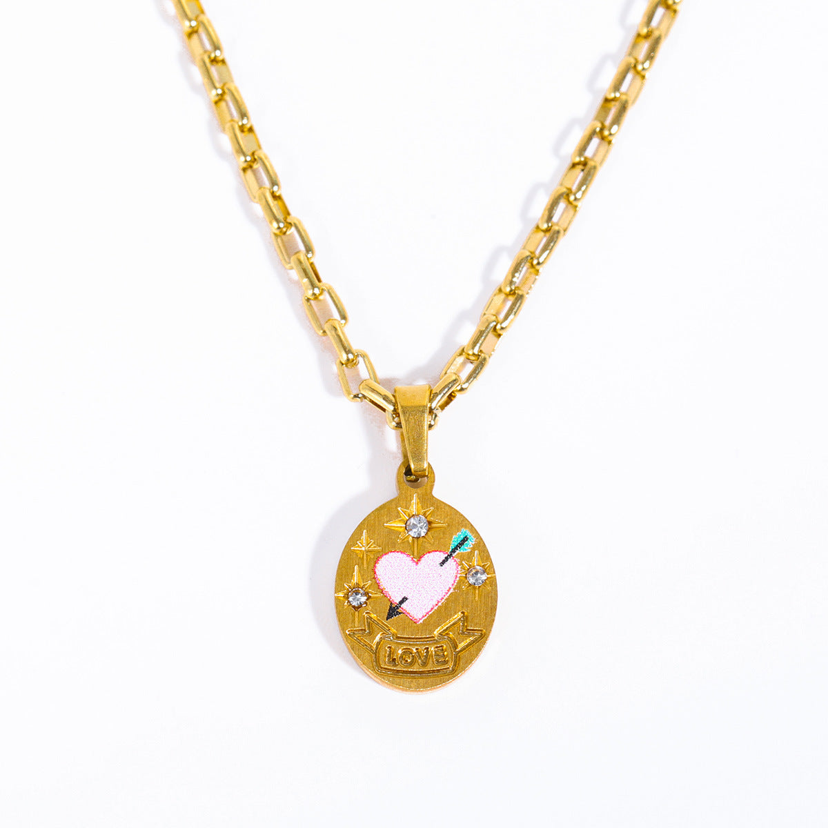 Celeste – Collier Pendentif Peint