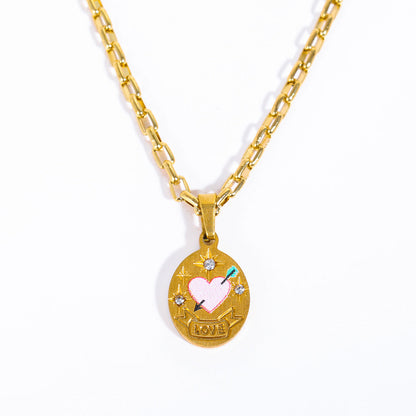 Celeste – Collier Pendentif Peint