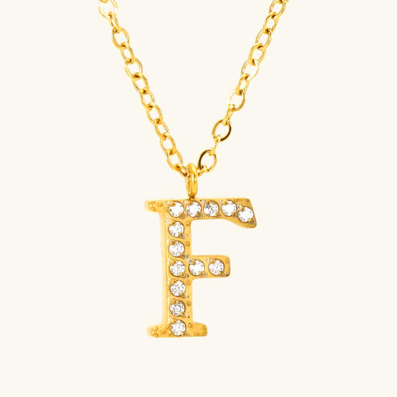 Flora – Collier Lettre Fin et Élégant