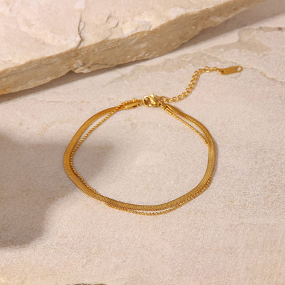 Frida – Cheville Chaîne Or