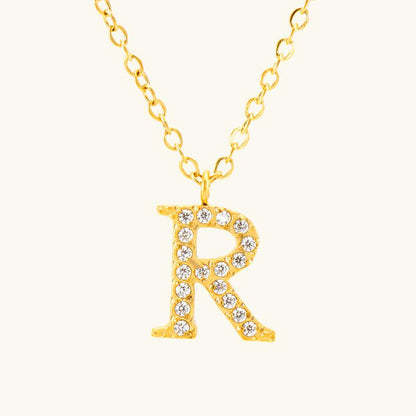 Flora – Collier Lettre Fin et Élégant