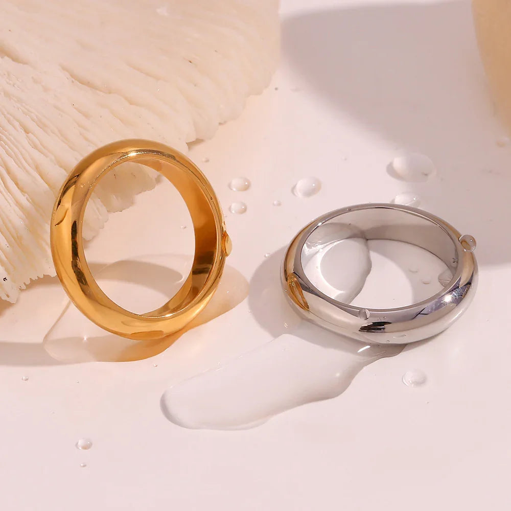 Yorina – Bague Dorée Moderne