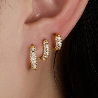 Amy – Créoles Chunky Pavé