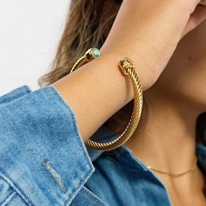 Hinari – Bracelet Chaîne Dorée