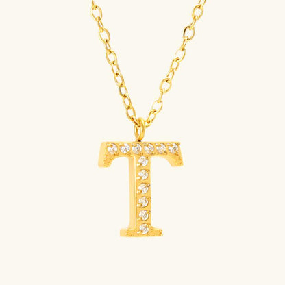 Flora – Collier Lettre Fin et Élégant