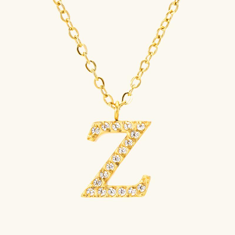 Flora – Collier Lettre Fin et Élégant