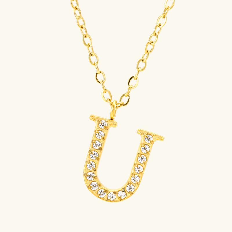 Flora – Collier Lettre Fin et Élégant