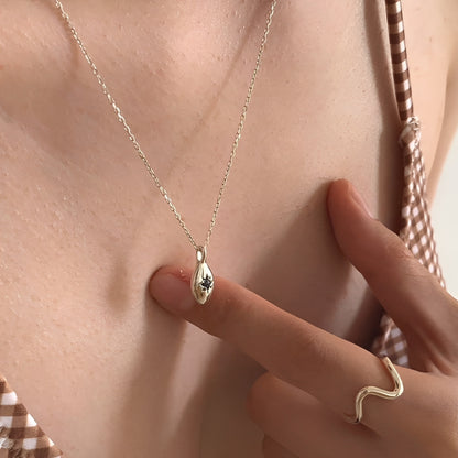Gabb – Collier Pendentif Goutte Étoile