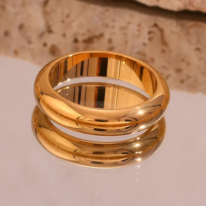 Yorina – Bague Dorée Moderne