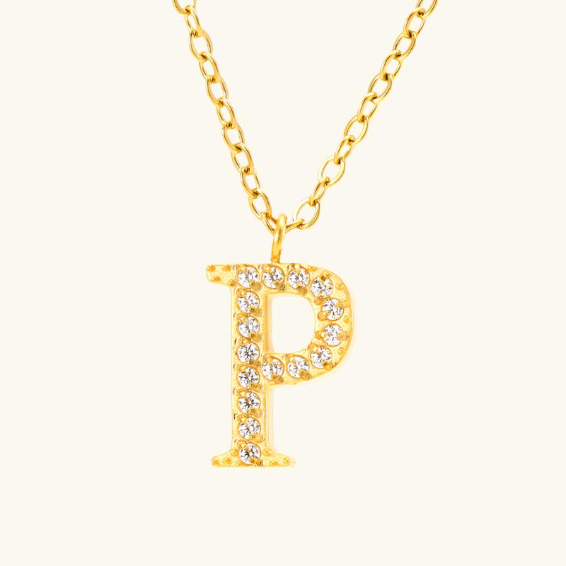 Flora – Collier Lettre Fin et Élégant