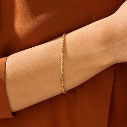 Victoria – Bracelet Chaîne Doré