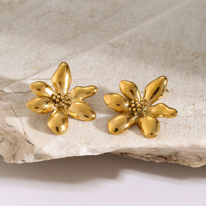 Alexa – Boucles d’Oreilles Fleur Solstice