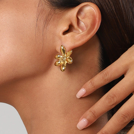 Alexa – Boucles d’Oreilles Fleur Solstice