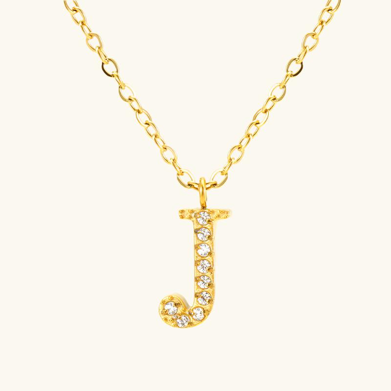 Flora – Collier Lettre Fin et Élégant