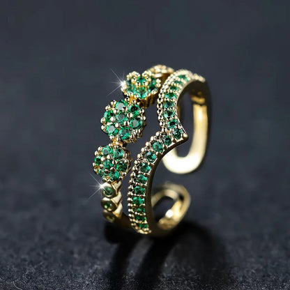Nerisse – Bague Dorée Valgarde Raffinée