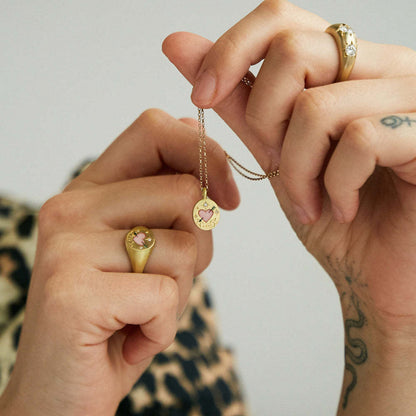 Celeste – Collier Pendentif Peint
