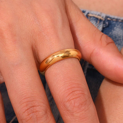 Yorina – Bague Dorée Moderne