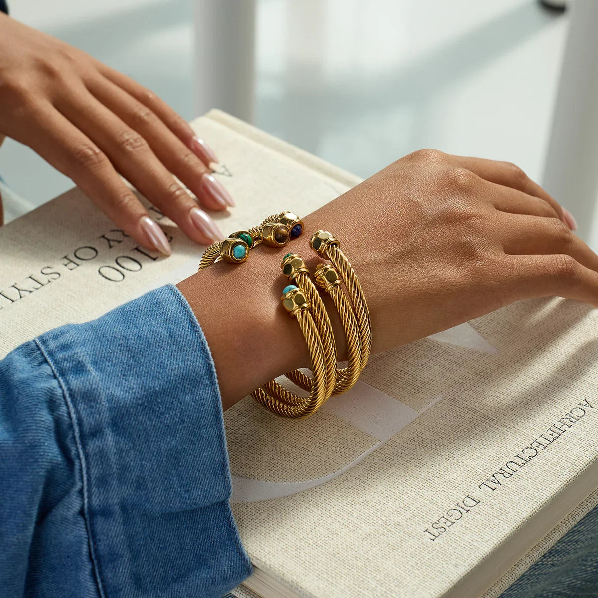 Hinari – Bracelet Chaîne Dorée