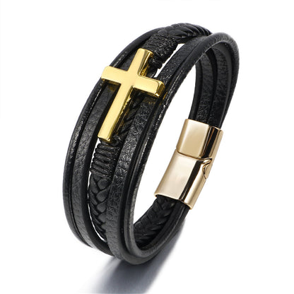 Alex – Bracelet Croix Tendance