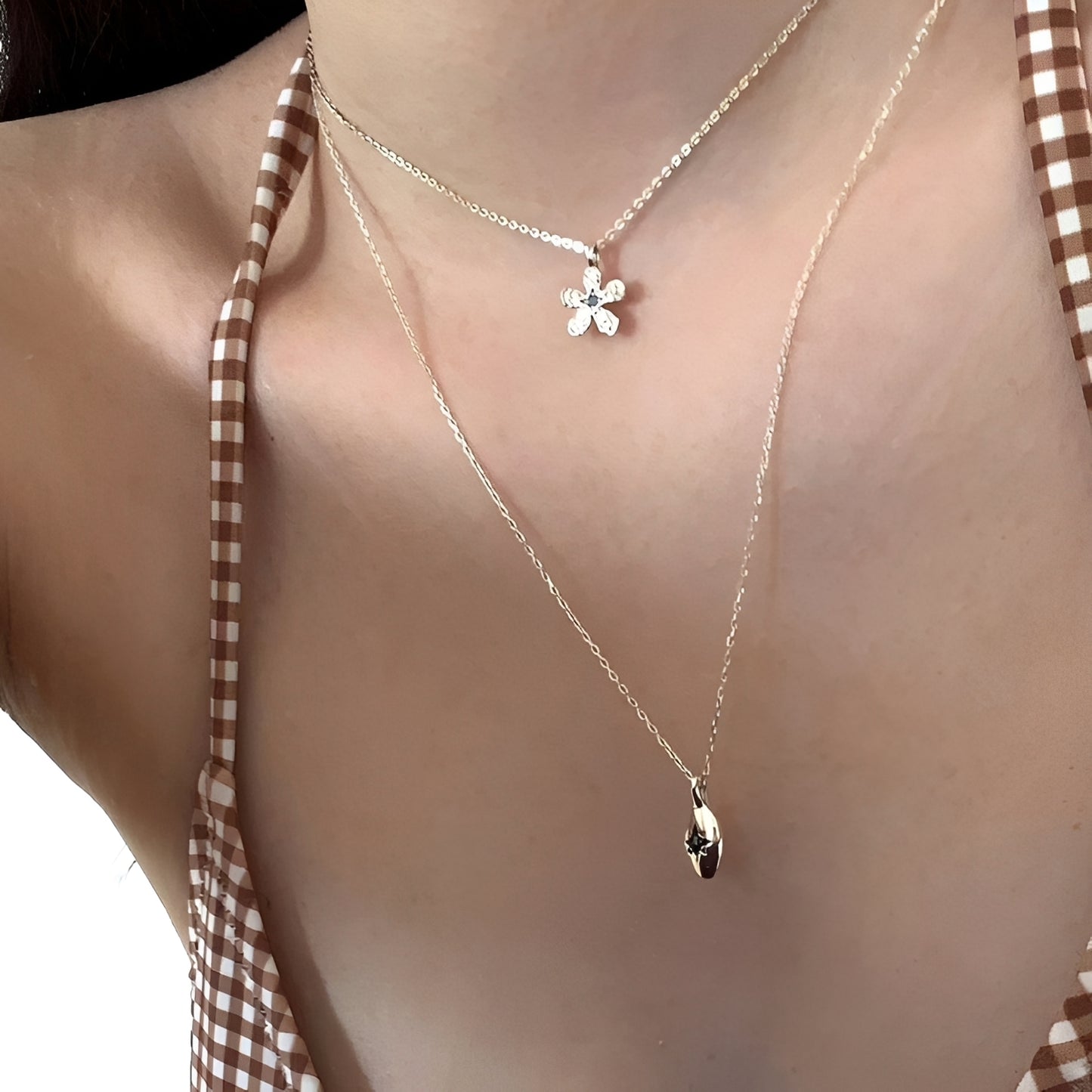 Gabb – Collier Pendentif Goutte Étoile